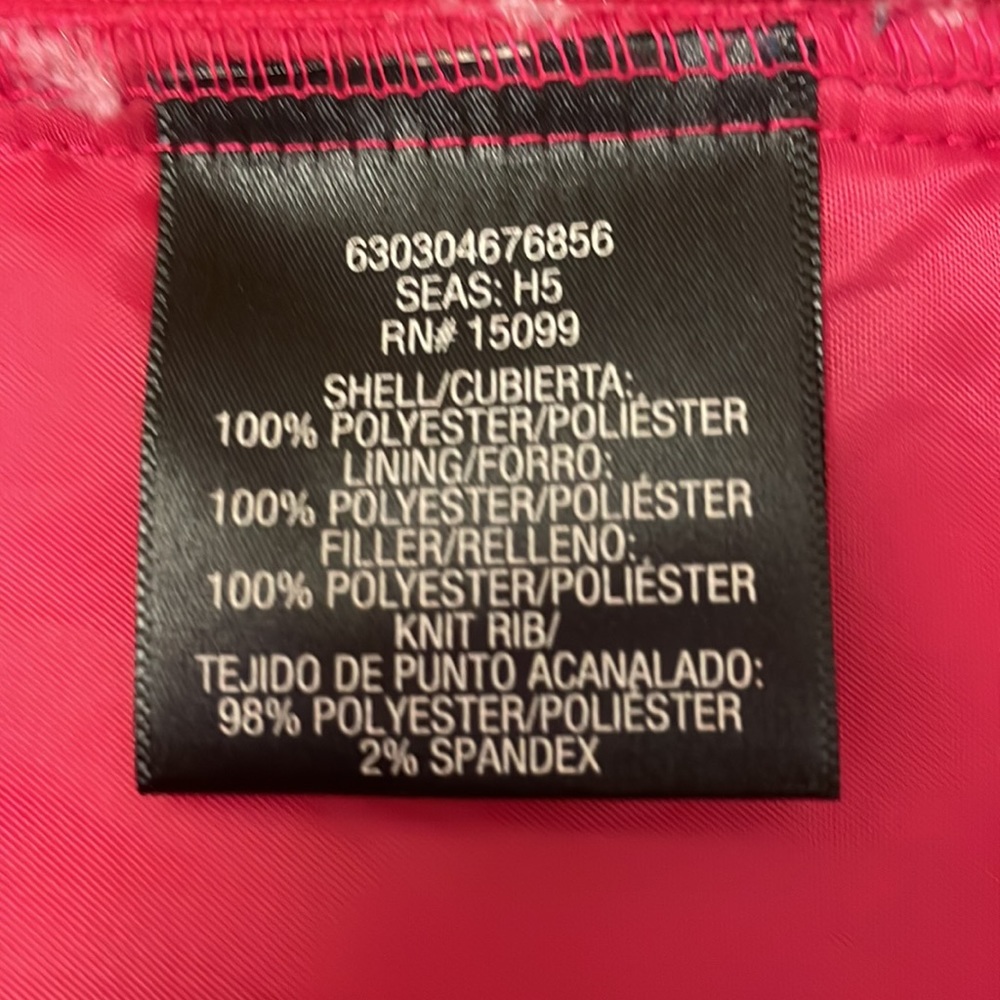 Laura Scott Hot Pink Quilted Vest. Size M, zipper closure & 2 zip pockets - Picture 7 of 8